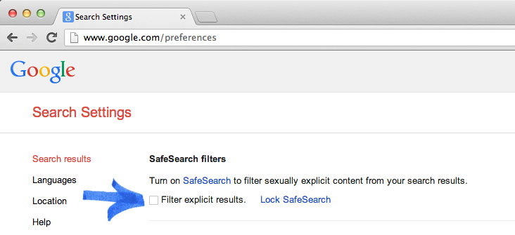 google-search-preferences
